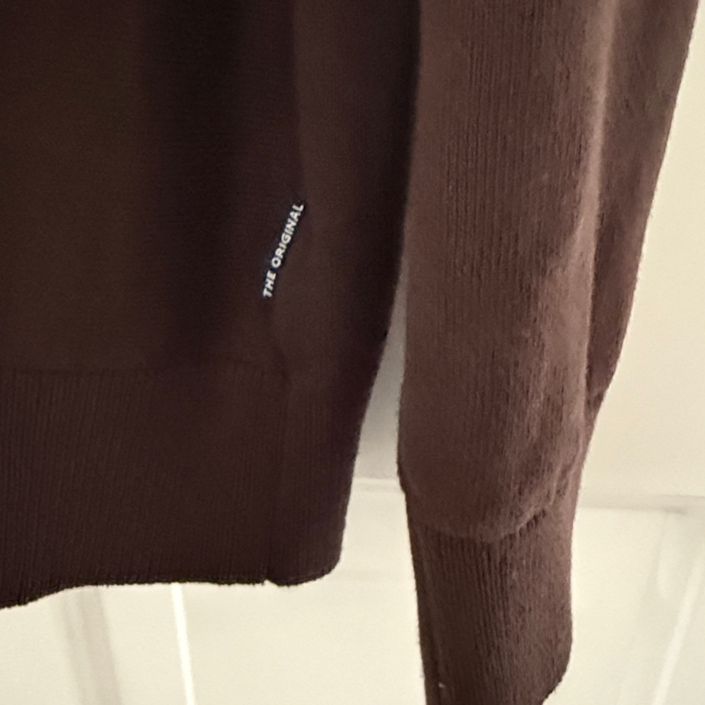 Ben Sherman Men's Retro Brown and Blue Striped Sweater - Size XL - Picture 11 of 13
